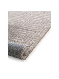 Alfombra de lana Jacob, 70% lana, 30% viscosa
Las alfombras de lana se pueden aflojar durante las primeras semanas de uso, la pelusa se reduce con el uso diario, Gris claro, beige, An 240 x L 340 cm (Tamaño XL)