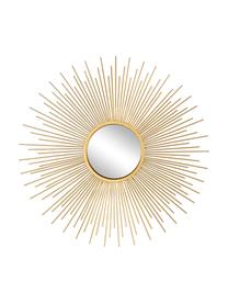Sada dekorativních zrcadel Sun, 3 díly, Zlatá, Sada s různými velikostmi