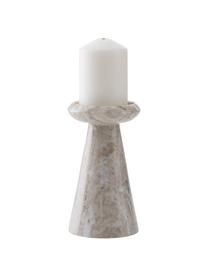 Candelabro de mármol Bea, Mármol, Beige, Ø 10 x Al 18 cm