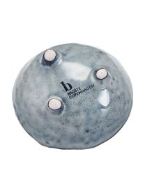 Handgemachte Dipschalen Nordic Sea, 4 Stück, Steingut, Graublau, Ø 8 x H 4 cm