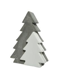 Pini decorativi in cemento Joseph, Cemento, parzialmente rivestito, Grigio, bianco, Larg. 14 x Alt. 22 cm