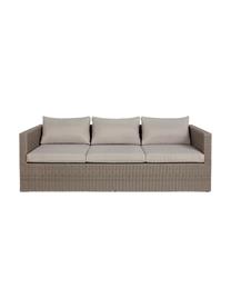 Tuin loungeset Platea, 6-delig, Frame: synthetische vezels, Bekleding: polyester, Beige, bruin, Verschillende formaten