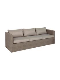 Tuin loungeset Platea, 6-delig, Frame: synthetische vezels, Bekleding: polyester, Beige, bruin, Verschillende formaten