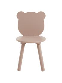 Sillas infantiles de madera Beary, 2 uds., Madera de pino, tablero de fibras de densidad media (MDF), pintado, Caqui, blanco, An 30 x Al 58 cm