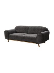 Sofa Nesbo (2-osobowa), Tapicerka: poliester, Nogi: drewno naturalne, Ciemny szary, S 193 x G 83 cm