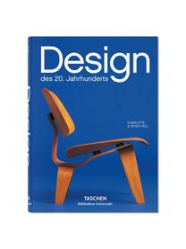 Buch Design des 20. Jahrhunderts, Papier, Hardcover, Blau, Weiß, Braun, L 20 x B 15 cm