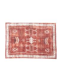 Tovaglietta americana etnica in cotone Tanger, 100% cotone, Rosso, beige, Larg. 35 x Lung. 50 cm