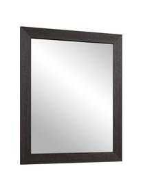 Miroir mural en bois Wilany, Anthracite