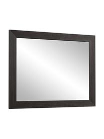 Specchio da parete con cornice in legno Wilany, Cornice: legno, Superficie dello specchio: lastra di vetro, Antracite, Larg. 47 x Alt. 58 cm