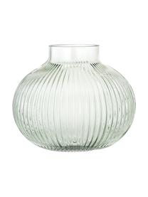 Mały wazon Gola, Szkło, Jasny zielony, transparentny, Ø 16 x W 15 cm