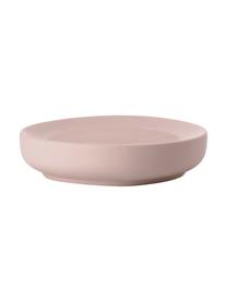 Porte-savon Ume, Grès cérame recouvert d'une surface Soft-touch (plastique), Beige, Ø 12 x haut. 3 cm