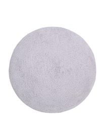 Tapis de bain rond coton bio violet Ingela, 100 % coton, certifié BCI, Violet, Ø 65 cm