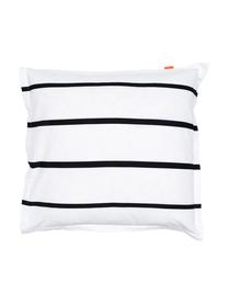 Taie d'oreiller 60x60 coton Blush, 2 pièces, Blanc, noir