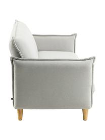 Schlafsofa Alizee (3-Sitzer), Bezug: Polyester Der hochwertige, Webstoff Hellgrau, B 207 x T 93 cm