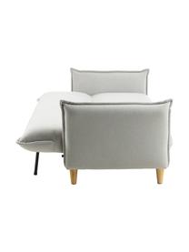 Schlafsofa Alizee (3-Sitzer), Bezug: Polyester Der hochwertige, Webstoff Hellgrau, B 207 x T 93 cm