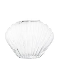 Vase en verre transparent Leucie, Verre, Transparent, larg. 23 x haut. 19 cm