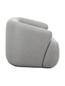 Fauteuil Sofia, Tissu gris, larg. 96 x prof. 82 cm