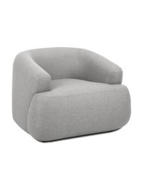 Fauteuil Sofia, Bekleding: 100% polypropyleen. Met 2, Frame: massief grenenhout, spaan, Poten: kunststof, Geweven stof grijs, B 96 x D 82 cm