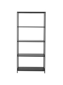Metall-Regal Neptun, Metall, pulverbeschichtet, Schwarz, B 70 x H 150 cm