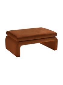 Banc en velours Mika, Velours brun, larg. 105 x haut. 45 cm