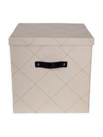 Caja Texas, Caja: cartón laminado, Dorado, blanco, An 32 x Al 31 cm