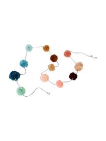 Guirnalda artesanal Pom Pom, Algodón, Multicolor, Ø 8 x L 270 cm