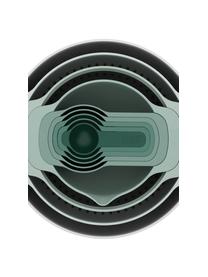 Bols et cuillères doseuses Nest Plus, 9 élém., Polypropylène, acier inoxydable, Tons verts et gris, Lot de différentes tailles