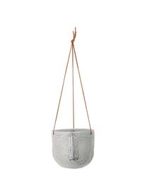 Cache-pot suspendu Sama, Gris, Ø 17 x haut. 16 cm