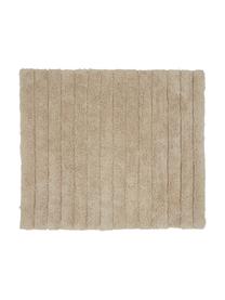 Tapis de bain moelleux beige Board, 100 % coton bio
Qualité supérieure 1900 g/m², Beige, larg. 50 x long. 60cm