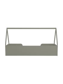 Cama infantil de madera Campo, Gris verdoso, An 90 x L 200 cm