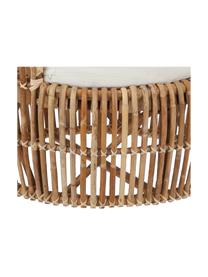 Poltrona da giardino in rattan Minou, Struttura: rattan, Rivestimento: poliestere, Marrone, Larg. 100 x Prof. 80 cm