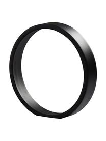 Dekoracja Ring, Metal powlekany, Czarny, S 25 x W 25 cm