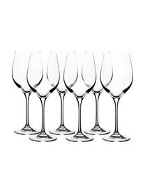 Copas de vino blanco de cristal Harmony, 6 uds., Transparente, Ø 9 x Al 22 cm