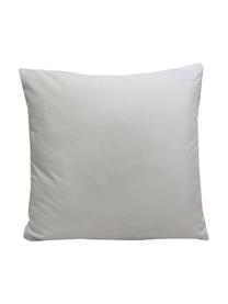 Housse de coussin à jeu de rayures Ela, Blanc, jaune