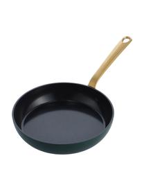 Bratpfannen Craft mit Antihaftbeschichtung, 3er-Set, Griffe: Edelstahl, beschichtet mi, Dunkelgrün, Goldfarben, Set mit verschiedenen Größen