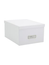 Set de cajas Inge, 3 pzas., Caja: cartón laminado, Blanco, Set de diferentes tamaños