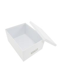 Boîte de rangement Inge, 3 élém., Blanc, Lot de différentes tailles