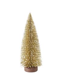 Sapin de Noël doré Tarvo, 2 élém., Plastique, Couleur dorée, Ø 9 x haut. 22 cm