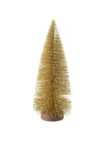 Sapin de Noël doré Tarvo, 2 élém., Plastique, Couleur dorée, Ø 9 x haut. 22 cm