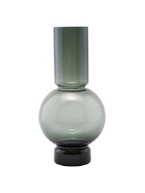 Vase décoratif verre teinté Bubble, Verre, Gris, transparent, Ø 18 x haut. 35 cm