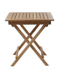 Skladací záhradný stôl z tíkového dreva York, 70 x 70 cm, Tíkové drevo, brúsené
S certifikátom V-legal, Tíkové drevo, Š 70 x V 73 cm