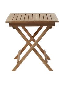 Table de jardin rabattable York, 70x70 cm, Bois de teck, poncé
Certifié V-Legal, Bois de teck, larg. 70 x haut. 73 cm