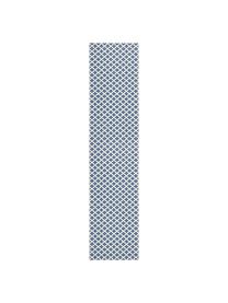 Dwustronny chodnik wewnętrzny/zewnętrzny Nizza, Niebieski, odcienie kremowego, S 80 x D 250 cm