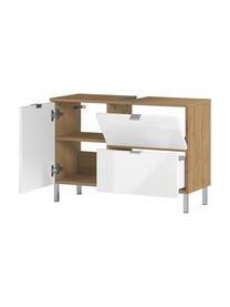 Bad-Unterschrank Sydney mit Schublade, B 80 cm, Holz, Weiß, B 80 x H 56 cm