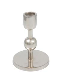 Candelabro Edgar, Alluminio, Argento, Ø 9 x Alt. 13 cm