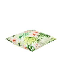 Housse de coussin pur coton fleurie Jula, Multicolore