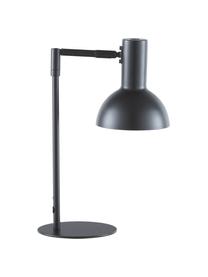 Lampada da tavolo industrial Bobi, Paralume: metallo verniciato a polv, Base della lampada: metallo verniciato a polv, Nero, Ø 13 x Alt. 42 cm