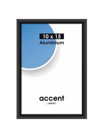 Fotolijstje Accent, Lijst: gecoat aluminium, Zwart, 10 x 15 cm