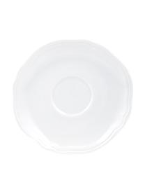 Sous-tasse porcelaine Opera, 6 pièces, Blanc