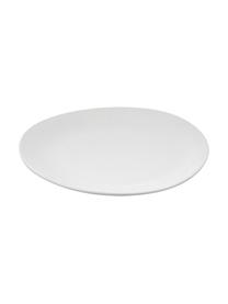 Handgemaakte dinerborden Sandvig, 4 stuks, Gekleurde porselein, Gebroken wit, Ø 27 cm
